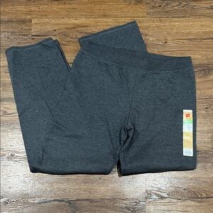 Ladies Hanes Eco Smart Open Leg Sweatpants Small (B4)